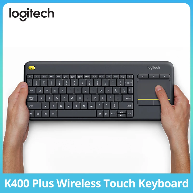 Teclado para tableta Logitech K400+Bluetooth, capaz de conectar a iPad, ordenadores y tabletas 100% original, 100% original, 10