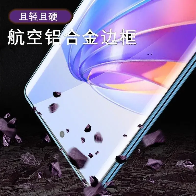 Nuevo HD 360 ° Funda para Realme GT6, versión China, cubierta de teléfono de cristal de doble cara a presión para Realme GT6 CN, Funda de parachoques - imagen 4