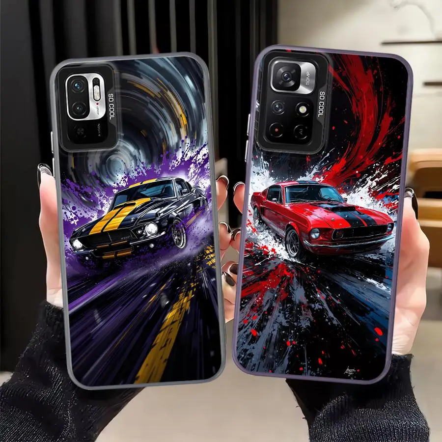 Funda trasera para teléfono Xiaomi Mi 11 Lite 13T 12T Pro, guapo coche deportivo