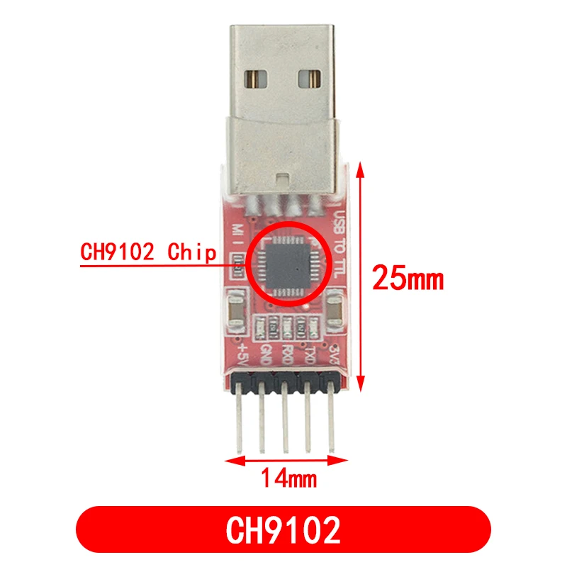 Piezas-módulo USB a UART TTL para arduino, PL2303HX + 1 piezas, CP2102 + 1 piezas, CH340G, USB a TTL, PL2303, CP2102, 5 pines