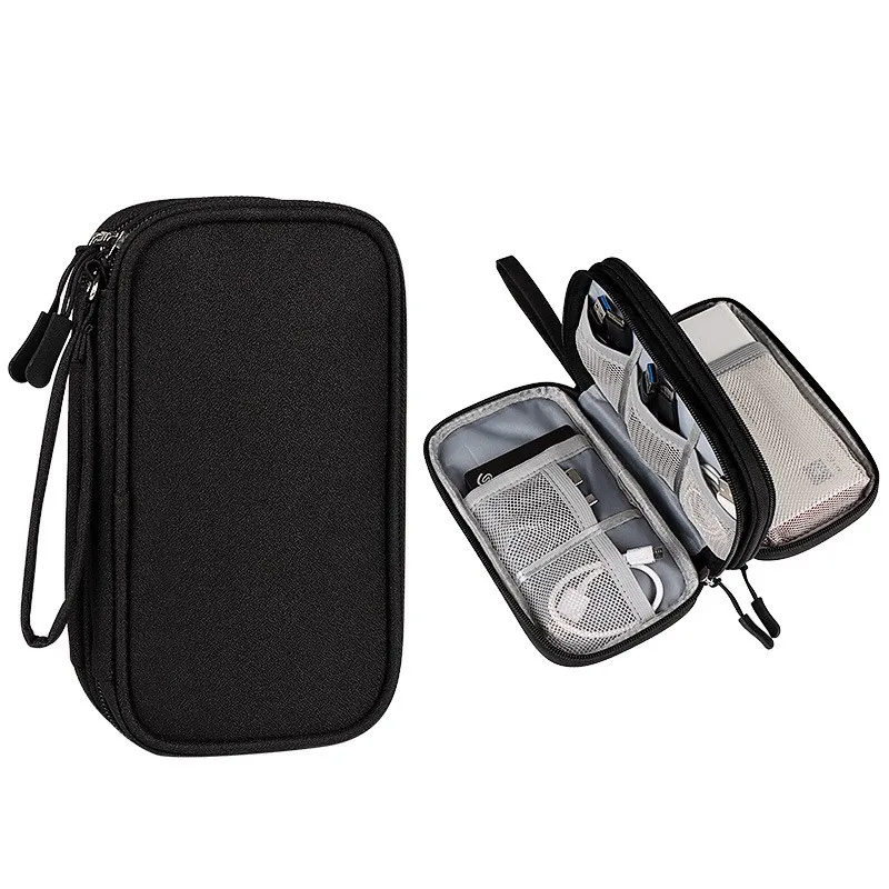 Nueva bolsa organizadora de viaje, organizadores de almacenamiento de cables, bolsa de transporte, organizador portátil impermeable, Estuche rígido Usb, Estuche Rigido - imagen 5