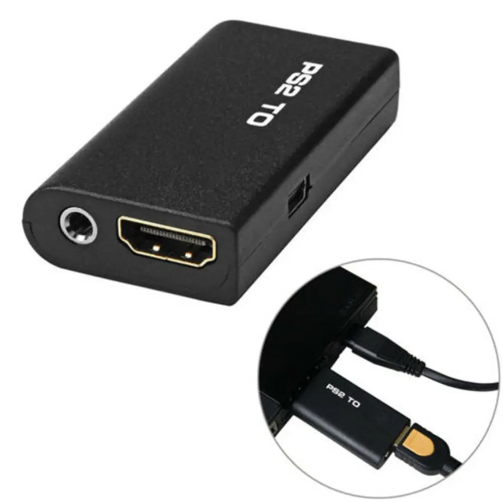 Convertidor compatible con PS2 a HDMI con Audio, adaptador compatible con PS2 a HDMI, adaptador de vídeo estable y resistente, venta al por mayor - imagen 3