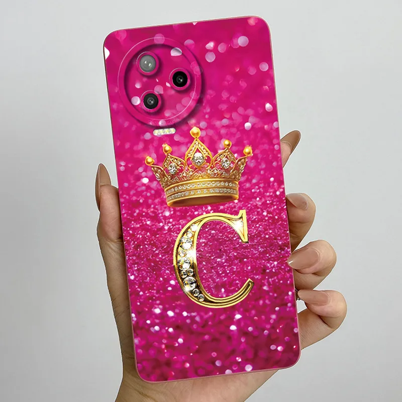 Para Infinix Note 12 Pro 4G / Note 12 (2023) X676C X676B moda letra inicial pareja funda de teléfono suave silicona TPU protectora - imagen 5