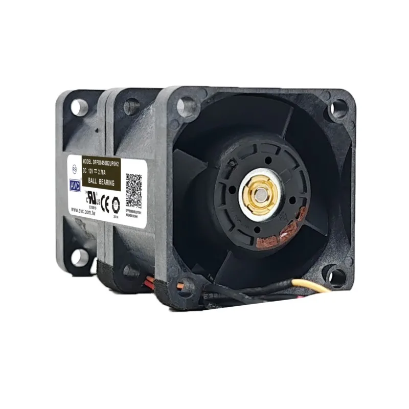 Para AVC DFPD0456B2UP0H2 40x40x56mm DC 12V 2.76A ventilador de servidor de flujo de aire extremo PWM de doble Motor - imagen 2