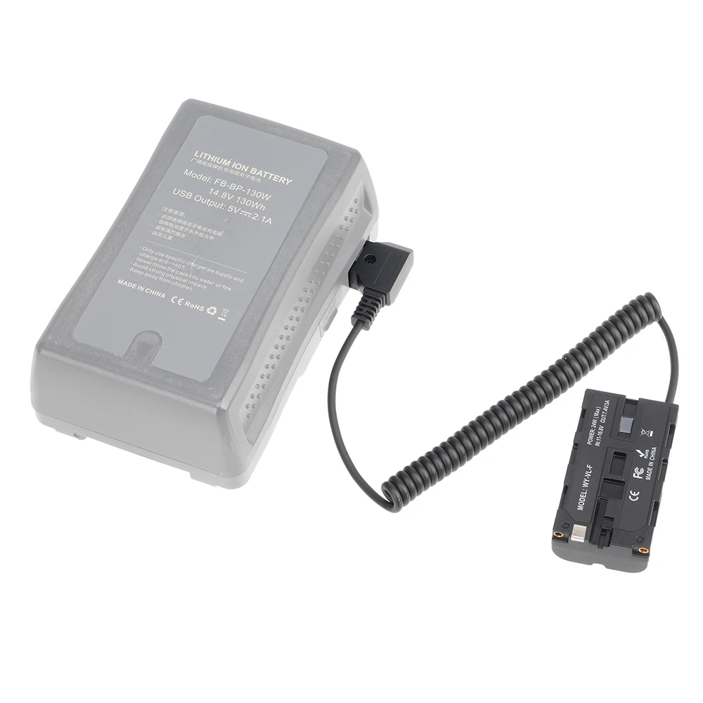 FOTGA-batería ficticia de D-TAP a NP-F550, adaptador de corriente de Cable para Monitor/cámara, para Sony PXW-Z150, MC1500C, NX5R, NX5CNX100