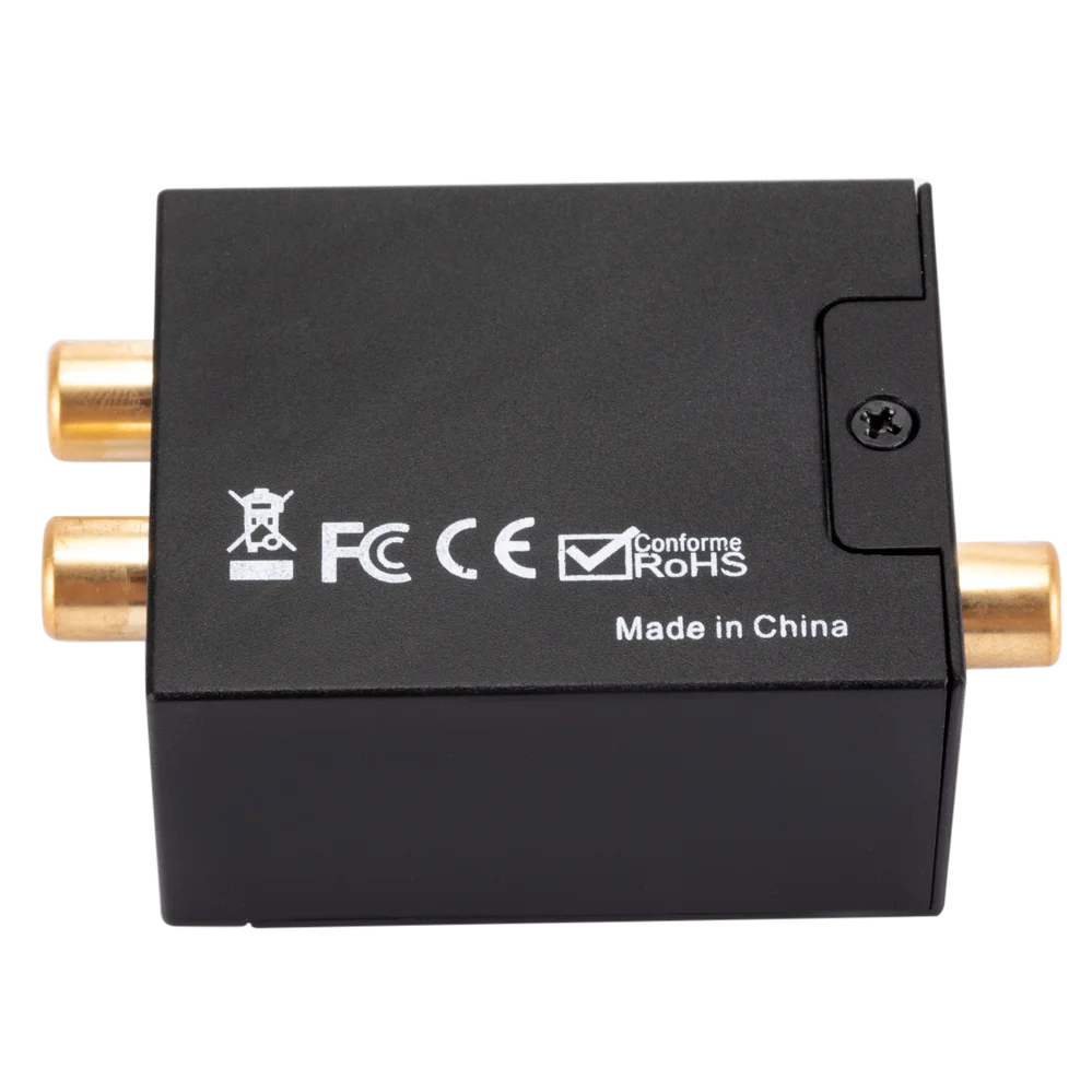 Convertidor DAC de audio digital a analógico Toslink Coaxial RCA - imagen 3