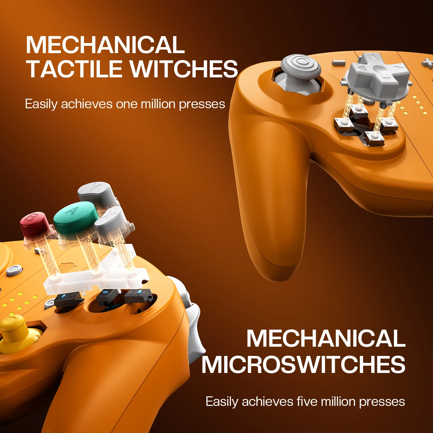 Controlador NGC inalámbrico NYXI Wizard 2 compatible con Nintendo Switch 2 TMR Hall NFC giroscopio de 6 ejes - imagen 4