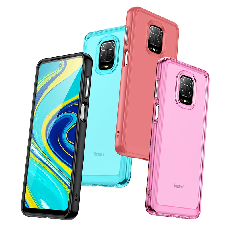Funda de teléfono con parachoques de silicona a prueba de golpes para Redmi Note 9 Pro 4G/Note 9 Pro Max/Note 9S/Note 10 Lite/Poco M2 Pro - imagen 2