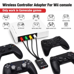 BlueRetro GameCube – Adaptador Mandos Inalámbricos PS3 PS4 PS5 8bitdo Wii