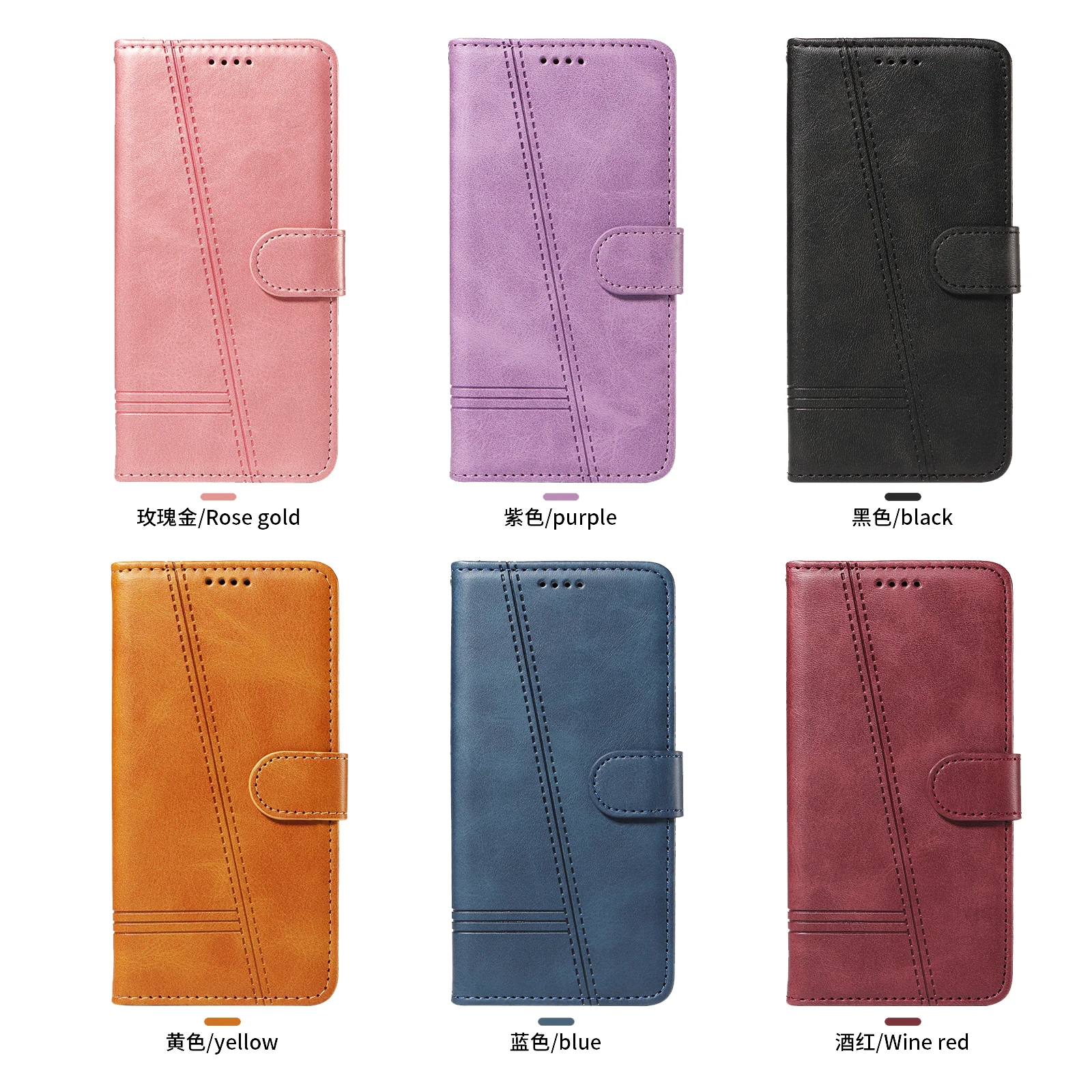 Funda de cuero con tapa para Xiaomi Redmi Note 13 Pro Plus, 12, 11, POCO X6, X5, 13C, 13T, 12C - imagen 3