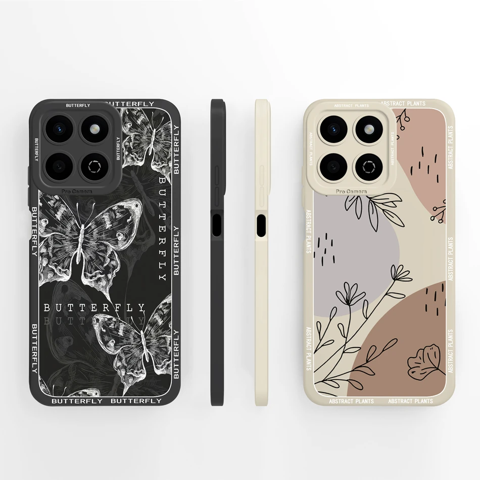 Funda para Honor Play 60 Plus / Play 9T, oso moderno, silicona líquida suave, protección completa, parachoques, Funda trasera ligera para teléfono - imagen 2