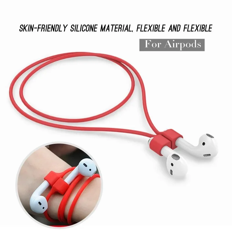 Auriculares magnéticos antipérdida de silicona, cuerda para Apple Airpods 4 Pro 3 2 1 Air Pods Pro3 Pro2, Cable deportivo inalámbrico para el cuello - imagen 3