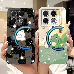 Para Infinix GT 20 Pro 5G funda X6871 lindo dinosaurio conejo funda trasera de silicona para teléfono Infinix GT 20Pro GT20 Pro carcasa protectora