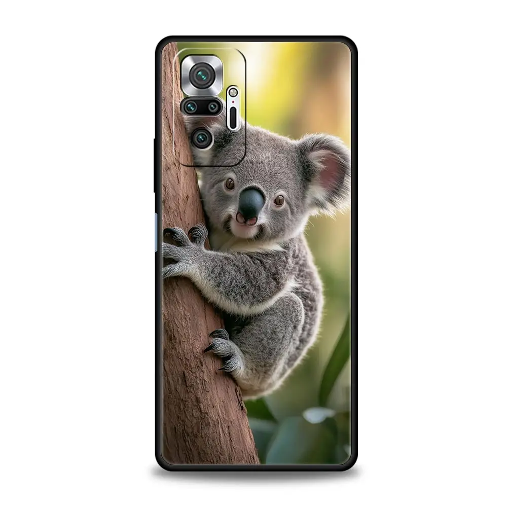 Funda de teléfono Koala para Xiaomi Redmi Note 14 13 12 5G 11 10 Pro Plus 4G 9S 9 14C 13C 12C 10C 9C 9A funda suave de TPU - imagen 2