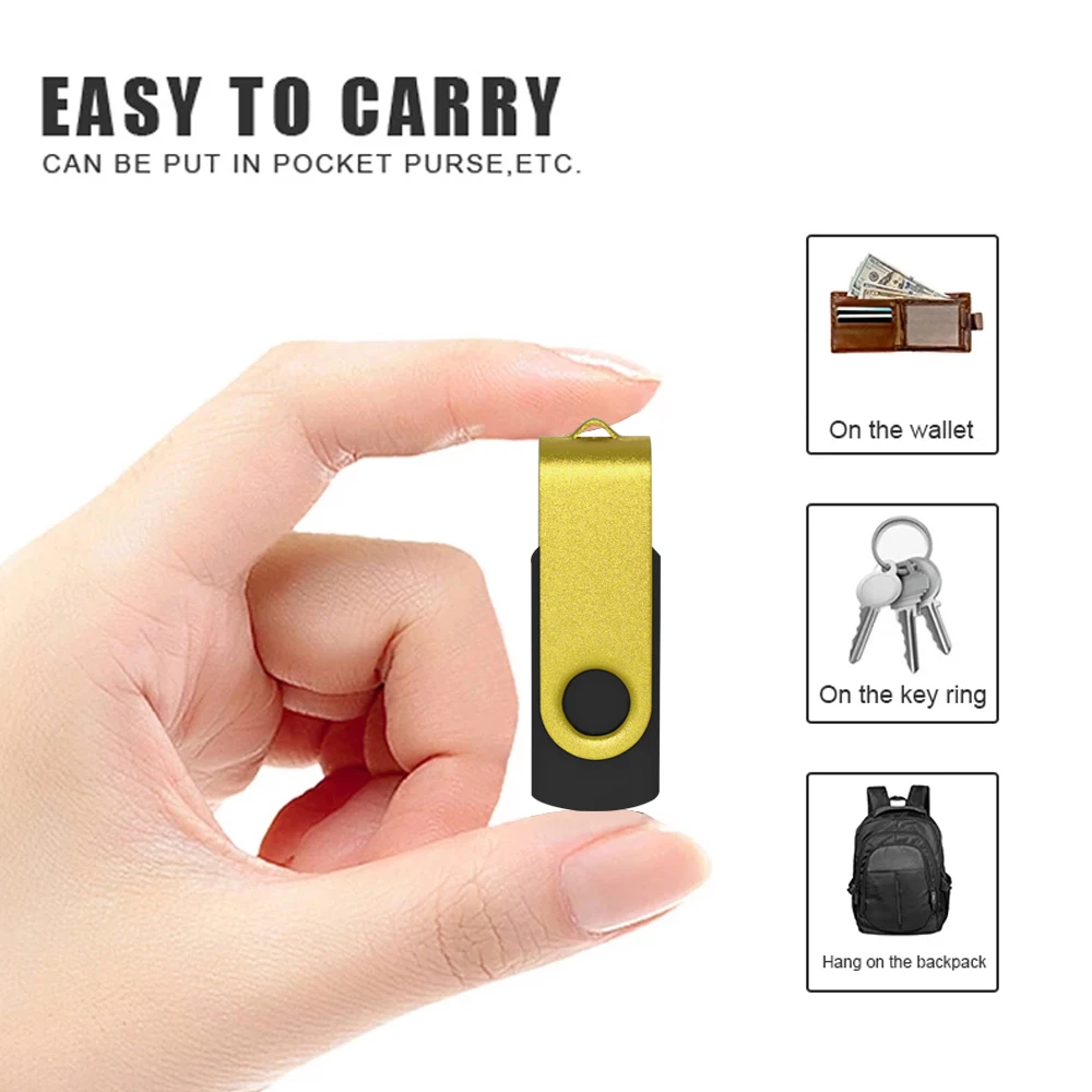 wholesale Paquete de 100 unidades flash USB Memory Stick Pendrive Thumb Drive Lote de 1 GB 2 GB 4 GB 8 GB 16 GB 32 GB 64 GB 128 GB Memoria Flash Disk - imagen 2