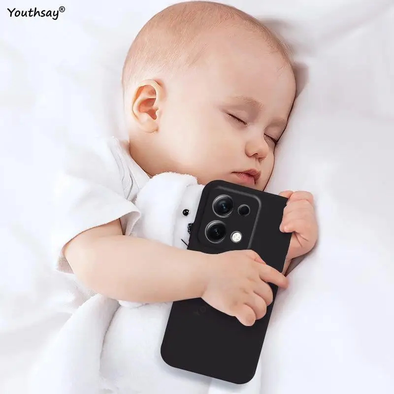 Para Xiaomi Redmi Note 14S Funda Redmi Note 14S Funda Coque suave Original Funda trasera de silicona líquida Redmi Note 14S - imagen 5