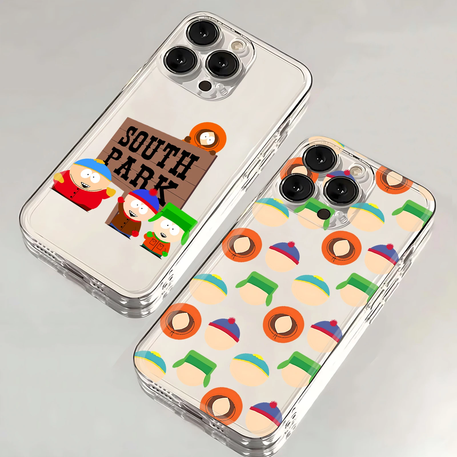 Divertida funda de teléfono bonita S-South-Park para Xiaomi Redmi Note 13 12 12C 11 10 10C 13C 10s 9 9s 9A 9T 9C 8 7 Pro Max 4G 5G transparente