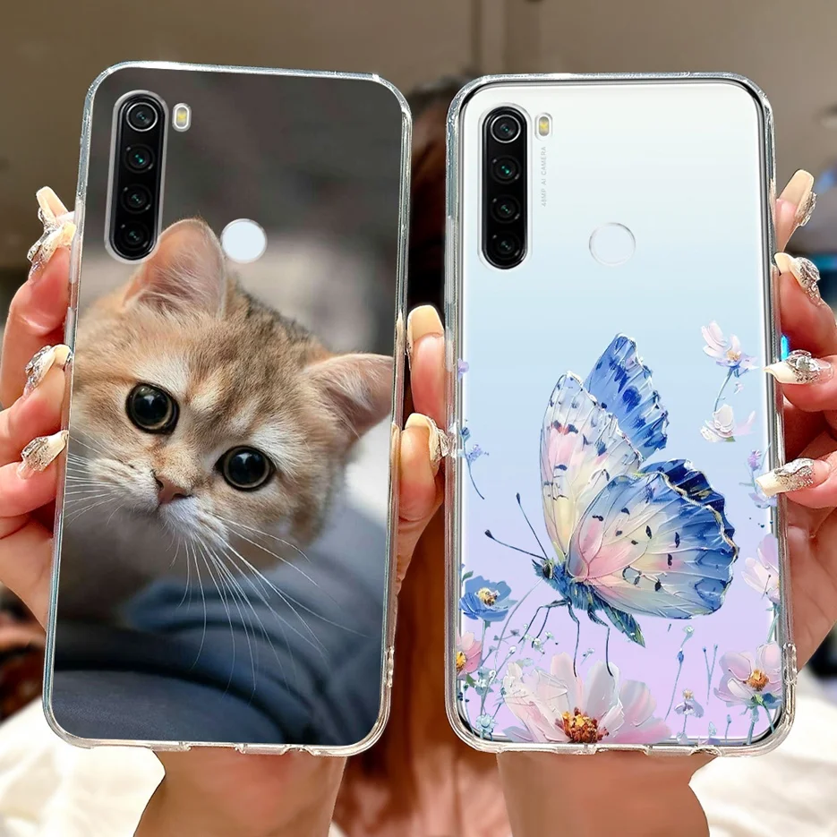 Para Xiaomi Redmi Note 8 2021 funda Note 8T nueva moda cubierta pintada funda de teléfono de silicona suave para Redmi Note 8 Pro Note8 T Fundas - imagen 5