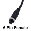 6Pin female