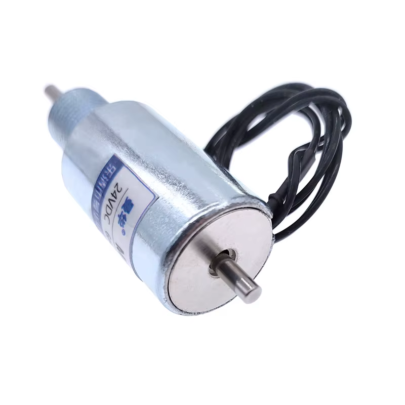 MH-2.5 Electroimán Push-Pull Solenoide tubular 12/24V, 6 mm, 250 g - imagen 3