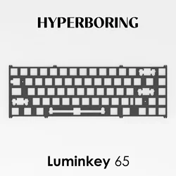 Luminkey-65 placas de teclado FR4 de aluminio y fibra de carbono, para estabilizador montado en placa y pcb