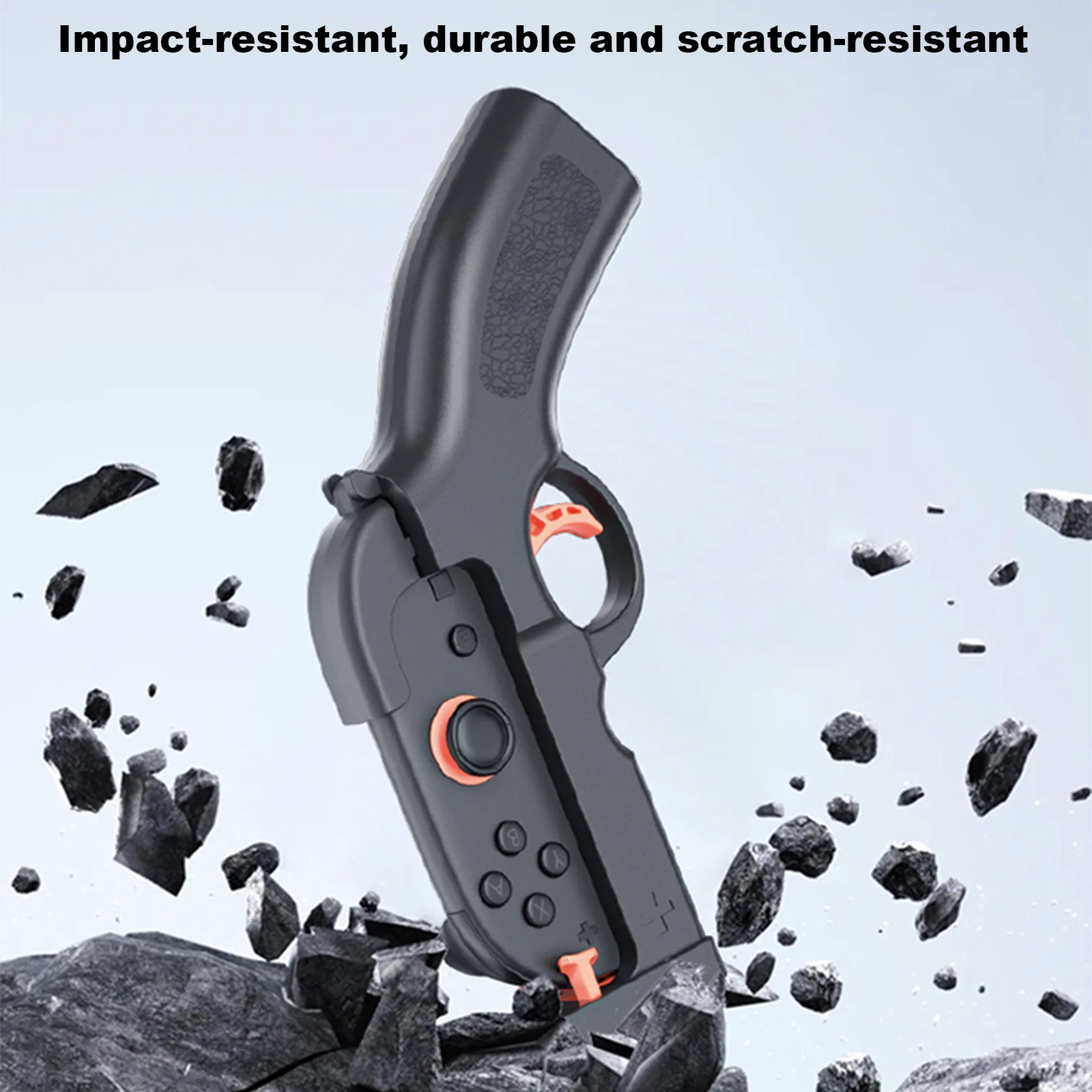 Pistola de juego de tiro para Switch 2, controlador Joy-Con, pistola de juego con mango pequeño, agarre en Stock para Switch 2, accesorios - imagen 3