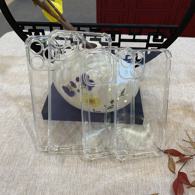 Funda anticaída a prueba de golpes para iPhone 17 16 15 14 13 12 11 Pro Max Mini 8 7 6 6S Plus SE para iPhone 17 Air TPU cubierta transparente - imagen 4