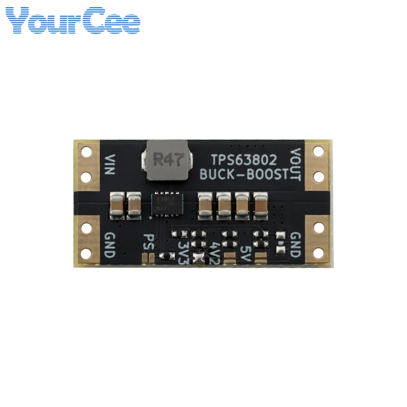 10 uds/1 unidad XL63802 batería de litio USB regulador de voltaje automático módulo de potencia reductor TPS63802 Boost Buck Board baja ondulación - imagen 3