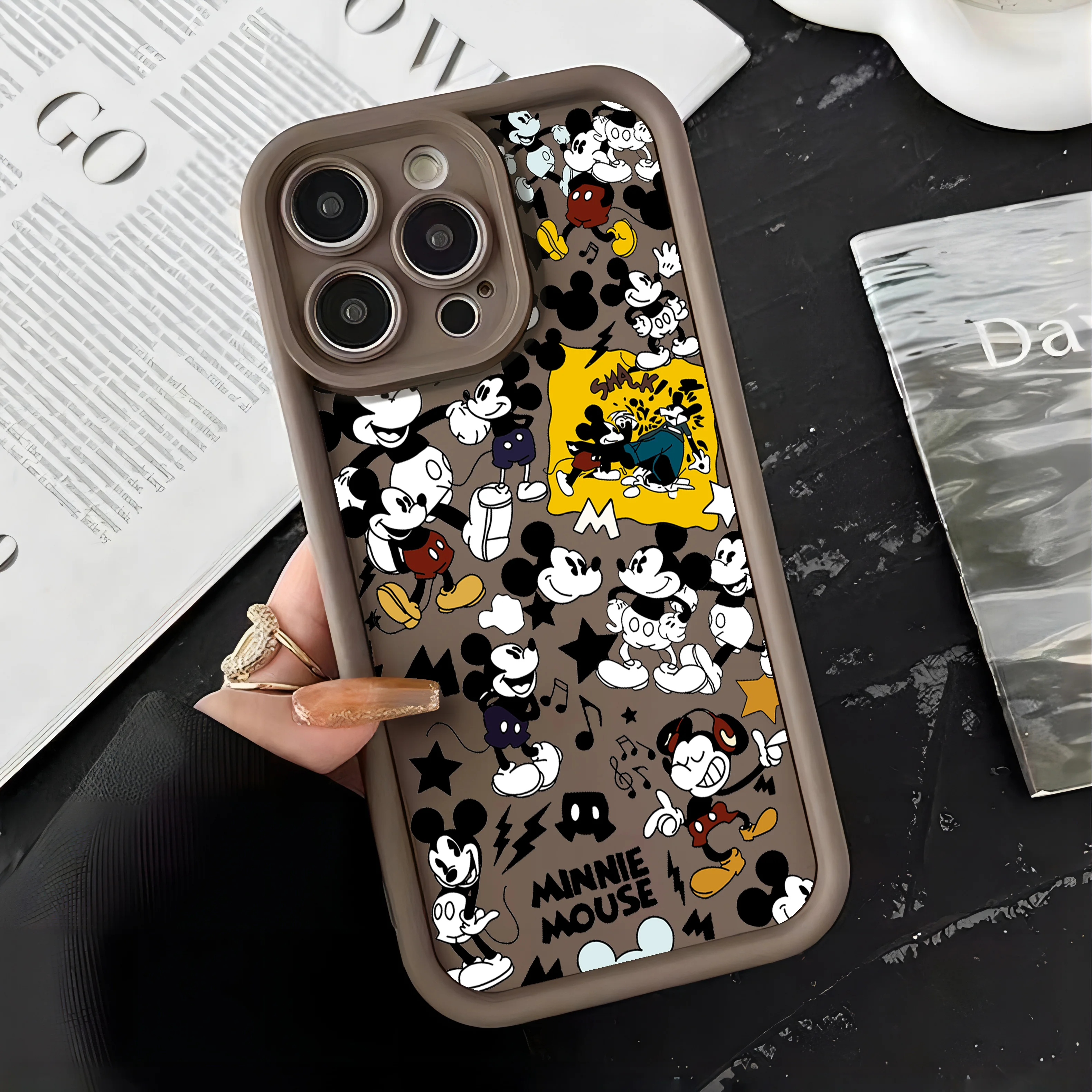 Retro Disneies Mickey nueva funda de teléfono para Vivo V40 V30 V30e V29e V29 V27 V27e V25 V20 V21 X100 X90 X80 X70 S1 Pro 4G 5G - imagen 2