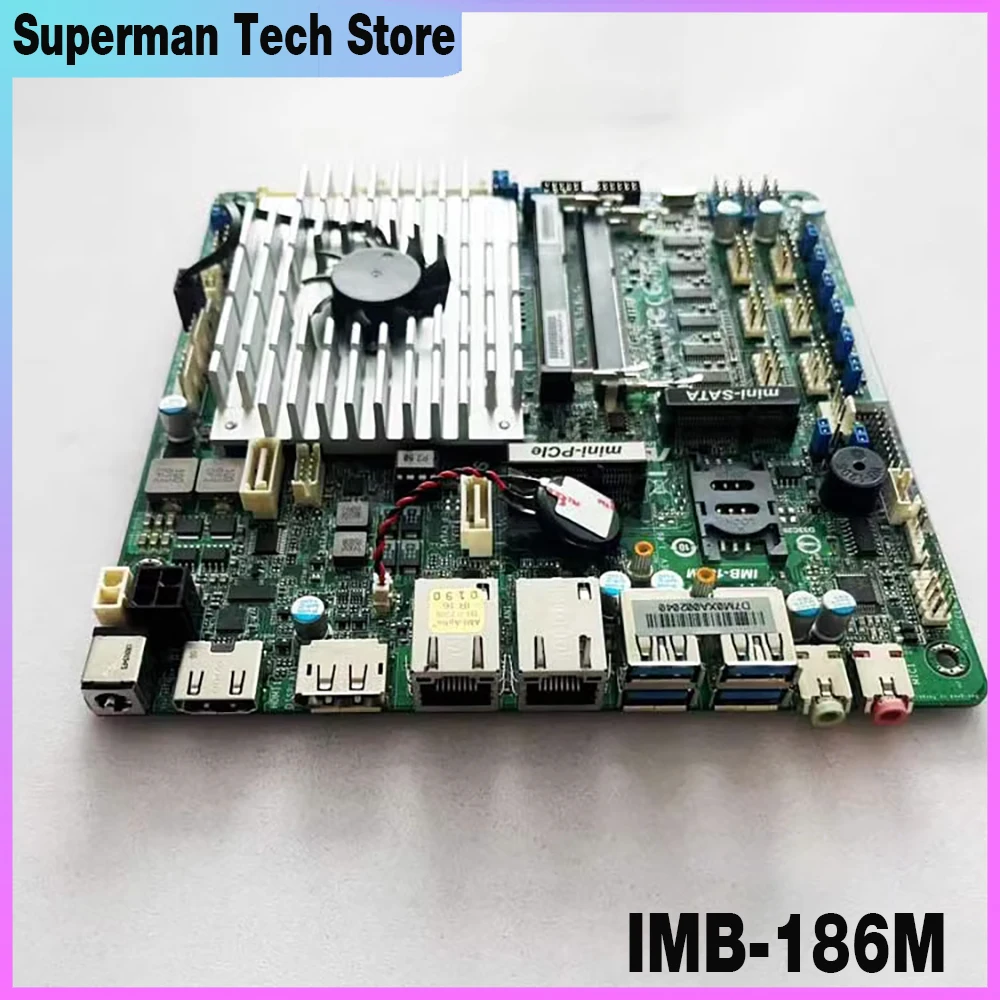IMB-186M Quad-core I5-4300U Mini-ITX con controlador Industrial LVDS placa de caja registradora 17*17