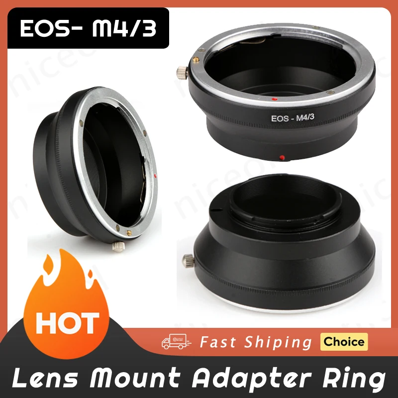 Anillo adaptador de lente Anillo adaptador de lente de cámara profesional para lente Canon EOS EF a cámara Micro 4/3