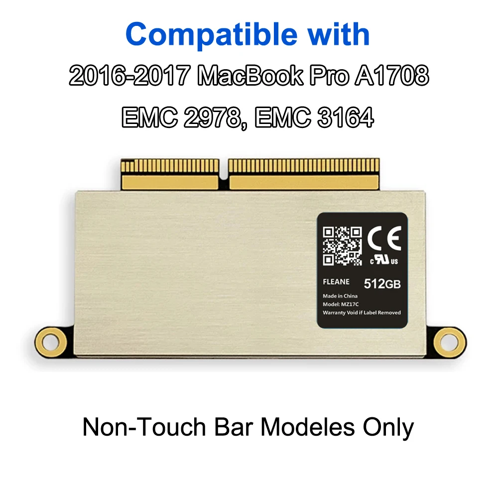 Nuevo 256GB 512GB 1TB SSD para 2016 2017 MacBook Pro Retina A1708 disco de estado sólido EMC 3164 EMC 2978