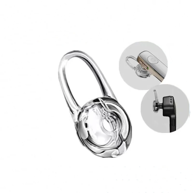Almohadillas de silicona para Plantronics M165 M180 Huawei AM04S, cubierta de oreja de pegamento líquido, accesorios universales, tapa de oreja antideslizante, 2 uds. - imagen 2