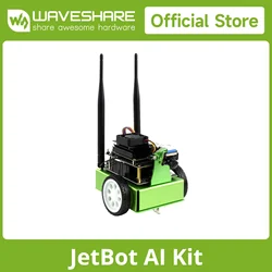 Waveshare-Robot inteligente JetBot AI, NVIDIA, recomendado oficial, basado en Jetson Nano(B01)