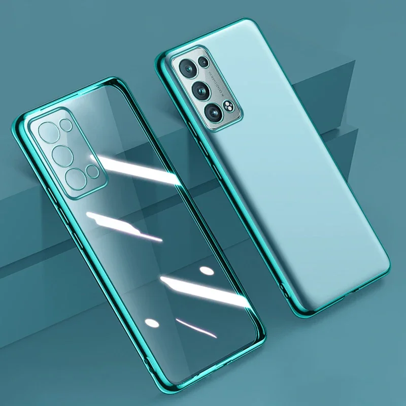 Funda de silicona transparente para OPPO Reno 5 6 7 8 Pro Plus 4 5 Lite 7Z 5G, funda de teléfono de TPU suave para OPPO Reno 3 4 Pro 2 2Z 4Z
