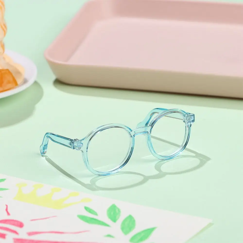 DIY cambiar ropa muñecas coreanas gafas redondas de cristal accesorios decoración - imagen 4