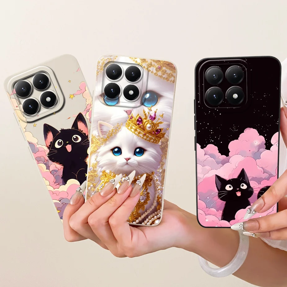 Para Xiaomi 15T Pro funda Mi15T 5G lindo gato conejo cubierta de dibujos animados a prueba de golpes funda de teléfono para Xiaomi Mi 15T Pro 15TPro 5G Fundas suaves - imagen 4