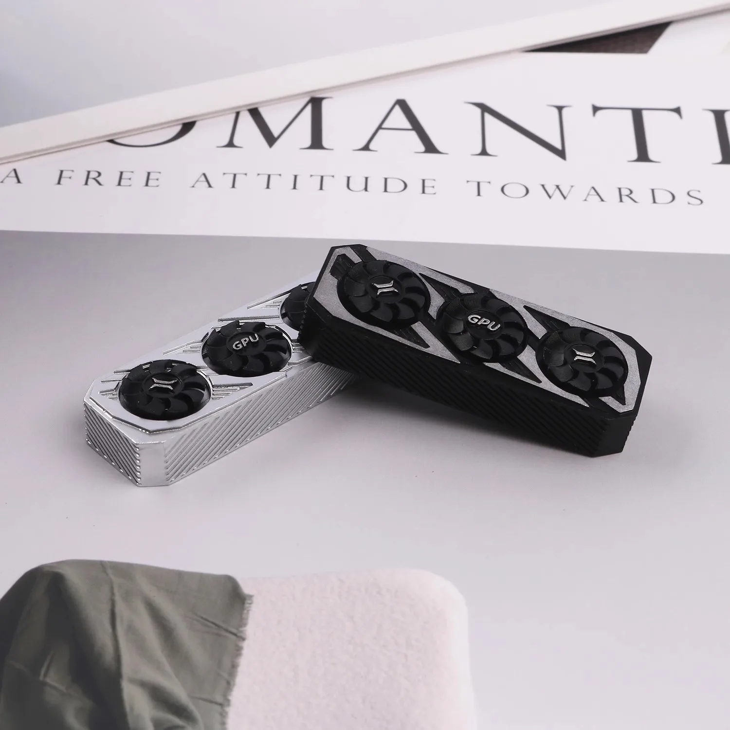 Tapa giratoria de resina impresa en 3D, tecla temática de tarjeta gráfica, 2.75U, 2.75X, tapa de tecla de cambio derecho para teclado de interruptor MX, 1 unidad