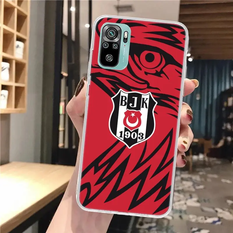 B-Besiktas B-BJK funda de teléfono para Xiaomi Redmi 12 12C 13 13C 14C 10 10A 10C 9 9A 9C 9T 8 8A 7 7A 6 6A K70 K60 K20 K40 Pro S2 - imagen 5