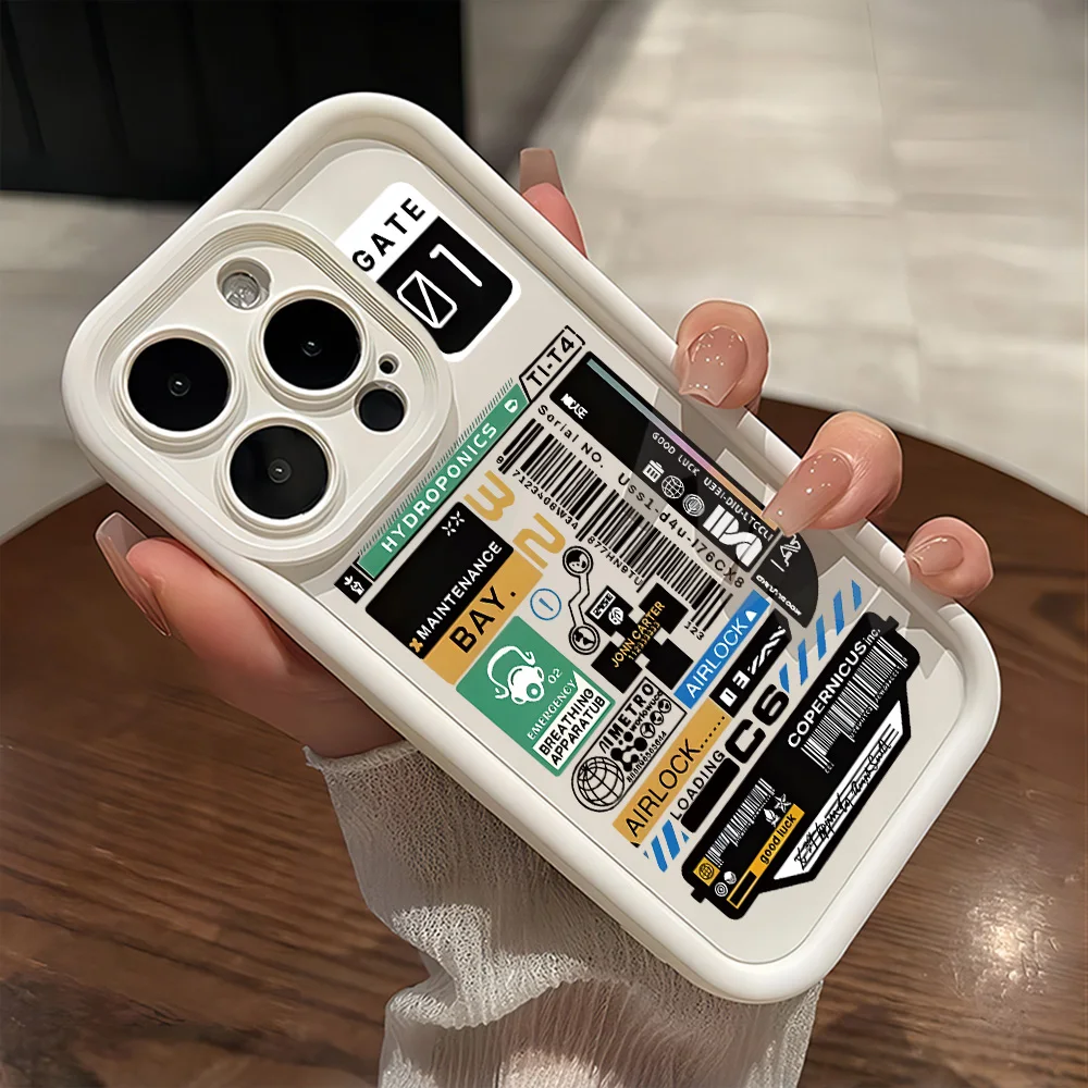 Funda de teléfono creativa para Samsung Galaxy A17 A07 A06 A26 A16 A35 A55 A25 A05s A15 A54 A34 A36 A24 4G 5G, funda trasera suave - imagen 3