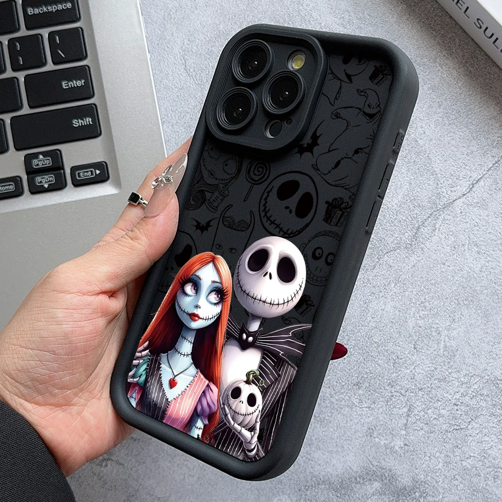 Funda de teléfono Corpse Bride Skeleton Love para Google Pixel 9 8 8A 7 7A Pro XL 5G, Funda suave de TPU a prueba de golpes - imagen 2