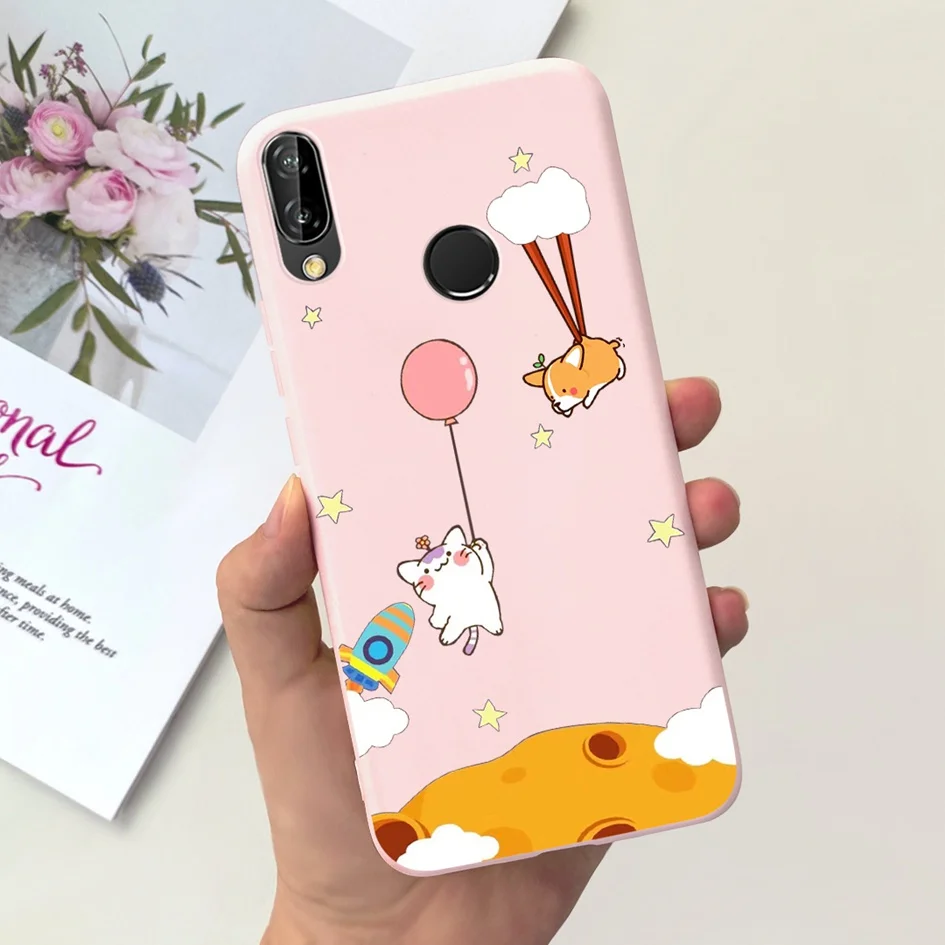 Funda de silicona ANE-LX2 para Huawei P20 Lite, cubierta de ANE-LX2J, astronauta encantador, a prueba de golpes, parachoques para Huawei P20Lite Nova 3e, Capa suave - imagen 5