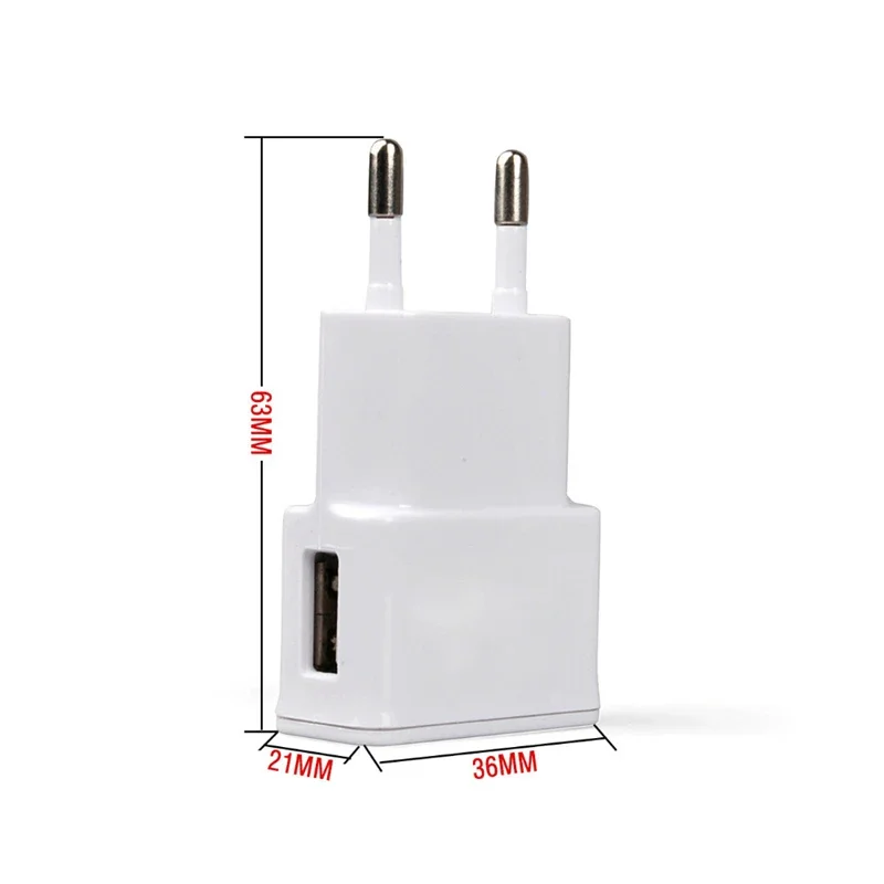 Cargador USB de pared, adaptador de cargador de enchufe europeo de 1 puerto, Mini cargador de teléfono para iPhone 12 Pro Max Xiaomi Mi 9 Redmi Note 7 6 Pro - imagen 5