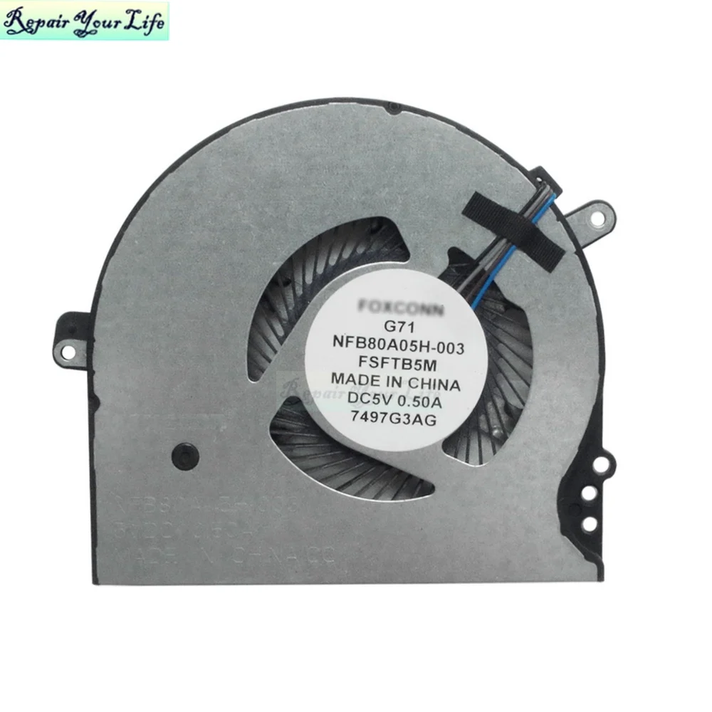Ventiladores de refrigeración de CPU para ordenador portátil HP 15-CC 15-CK 14-BK 14-BP TPN-Q191 TPN-Q201 TPN-Q189 ventilador de radiador enfriador de PC portátil 927918 -001 Nuevo - imagen 4