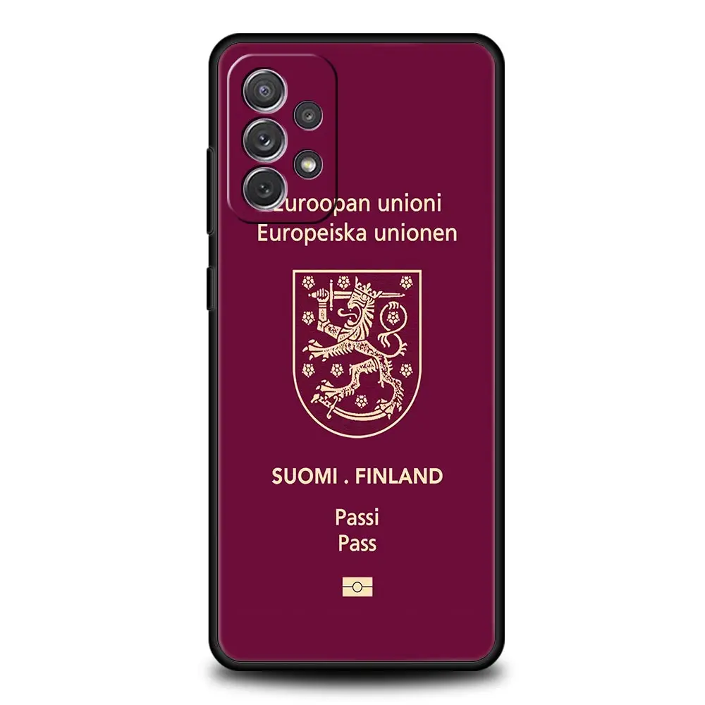 Pasaporte de Argelia Rusia para Samsung Galaxy A51 A71 A21S A12 A11 A31 A41 A01 A03s A52 A32 A22 A13 A23 A33 A53 A73 5G funda de teléfono - imagen 3