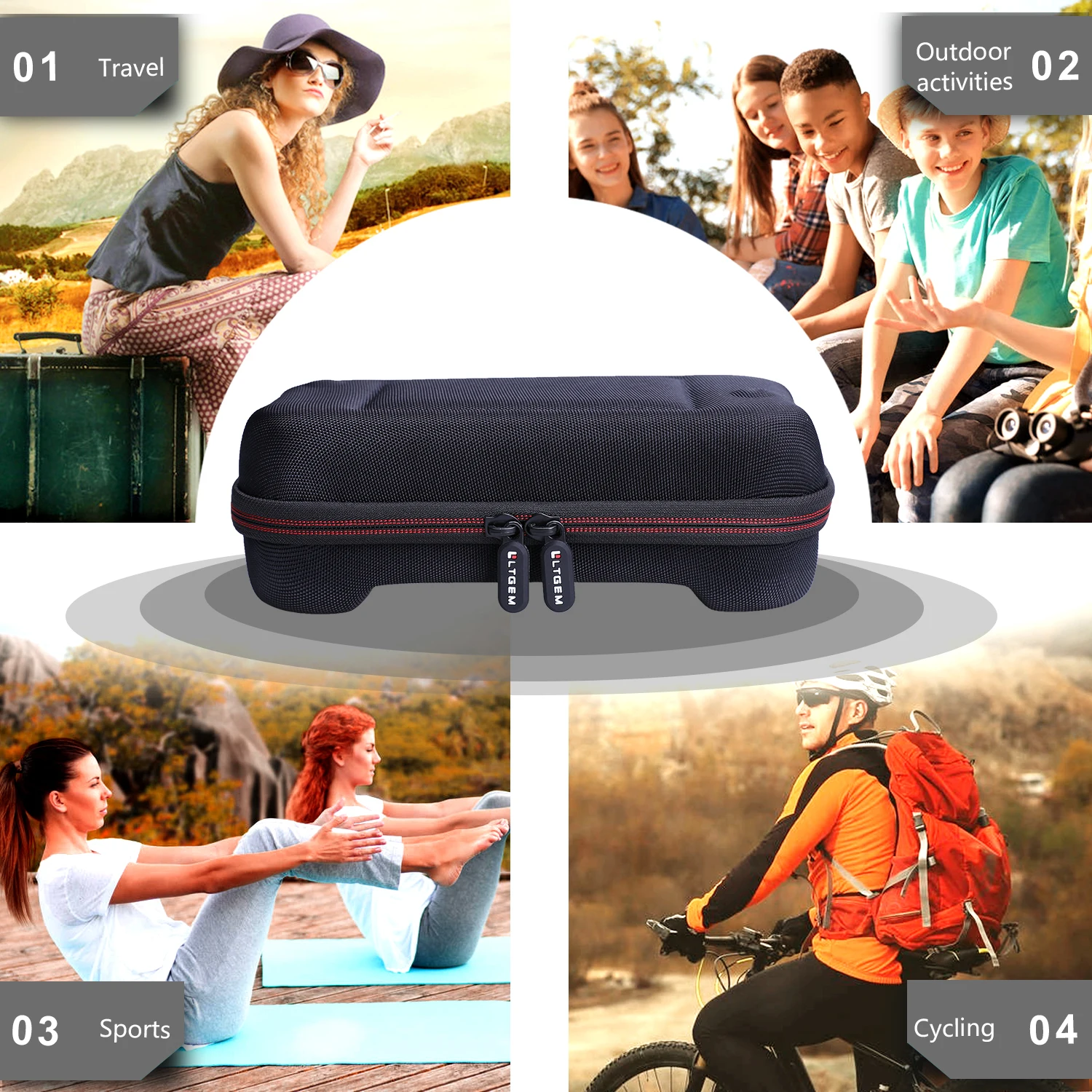 Funda para consolas de juegos para Nintendo Switch Lite, bolsa de transporte para accesorios de consolas de juegos (solo bolsa) - imagen 3