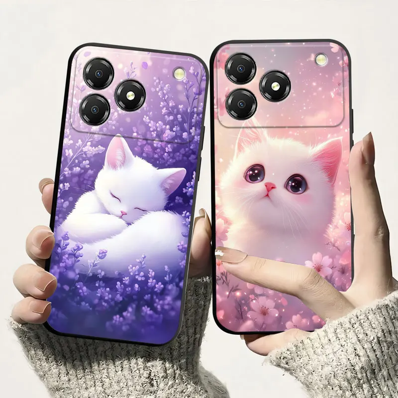 Para ZTE Nubia A76 4G /NubiaA76 funda protectora de silicona suave contraportada para ZTE Nubia A76 5G negro TPU funda de teléfono a prueba de golpes - imagen 3