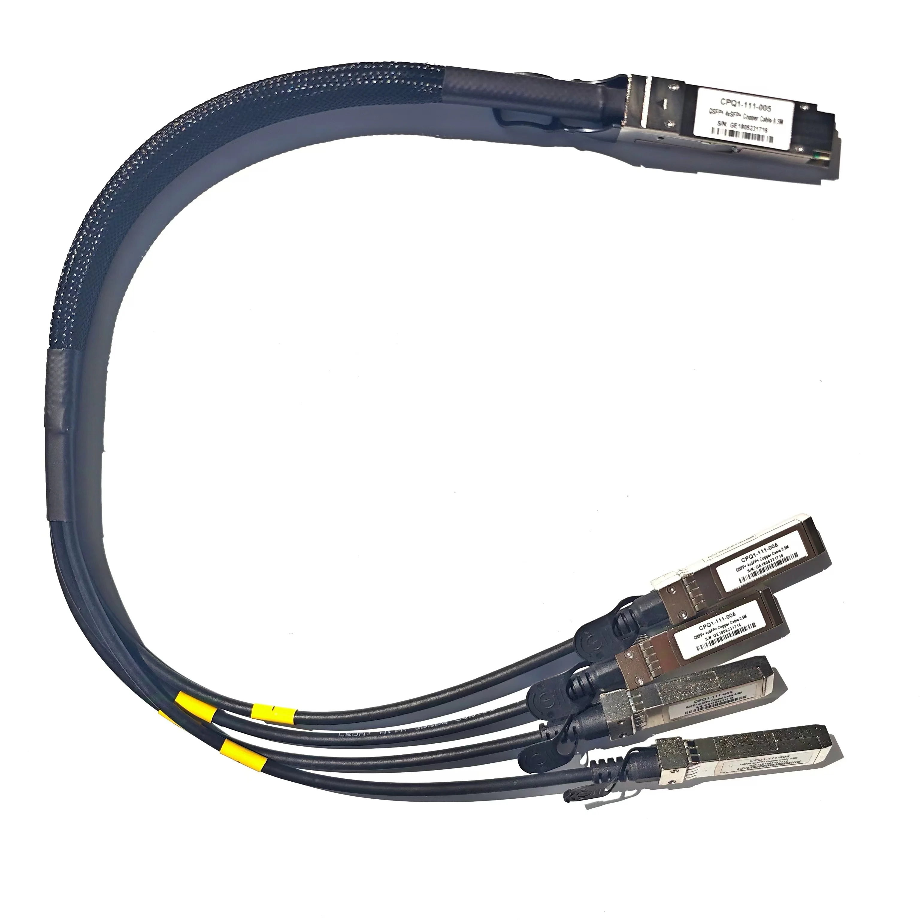 DAC 40G QSFP a 4*10G SFP+ Cable 0,5 M SFP de cobre + Cable pasivo de conexión directa DAC 1M Compatible con Cisco - imagen 5