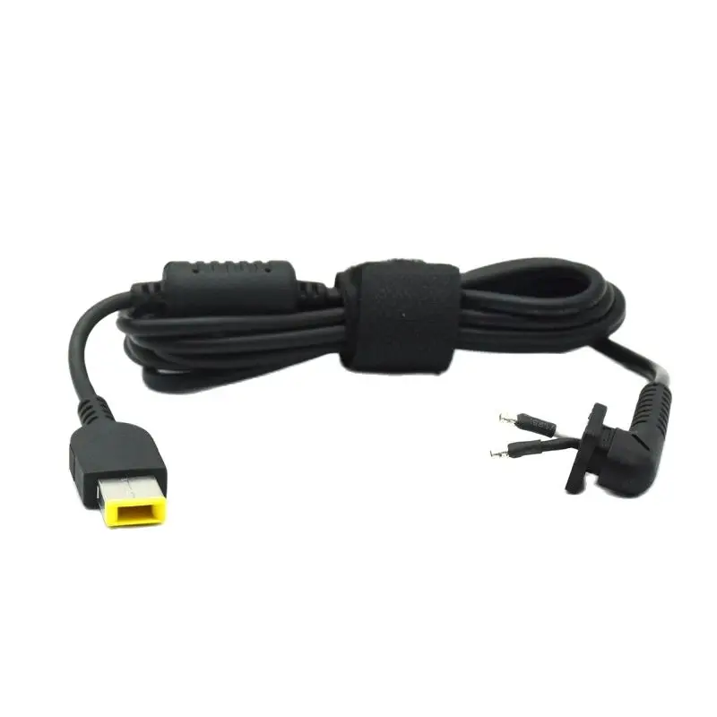 Cable conector de enchufe de punta de CC para portátil, Cable de alimentación para Lenovo Thinkpad, conector cuadrado de Yoga, cargador, adaptador de ordenador portátil, 1,5 m, 5 pies - imagen 2