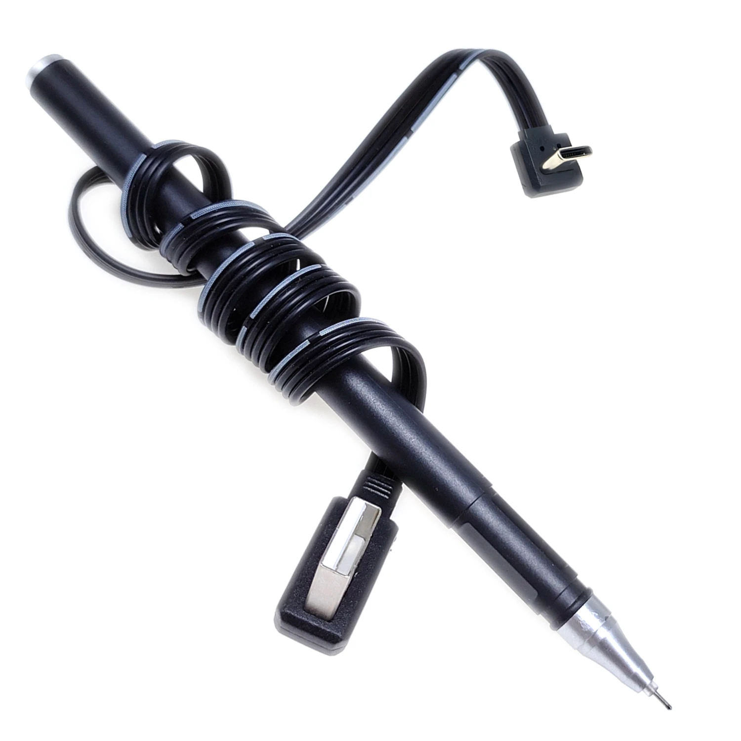 10CM 30CM 1M codo USB plano a cable de datos de carga macho tipo C ultracorto 2,0 codo de enchufe cable flexible de esquina izquierda y derecha - imagen 5